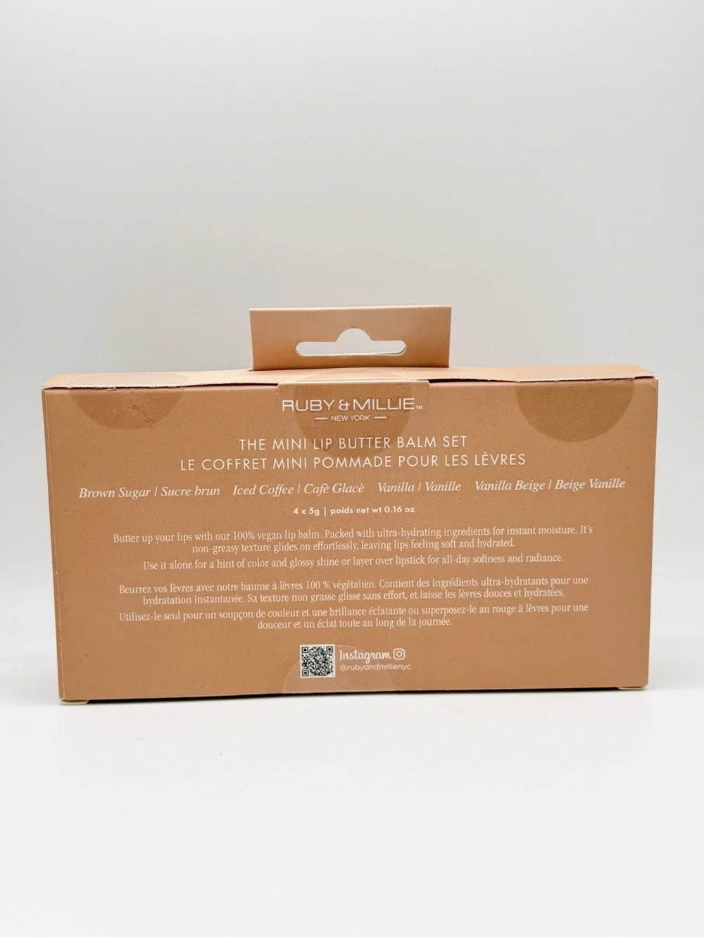 Ruby & Millie Mini Lip Butter Balm Set + 33 Tabs Cozy Luxe Charm NIB